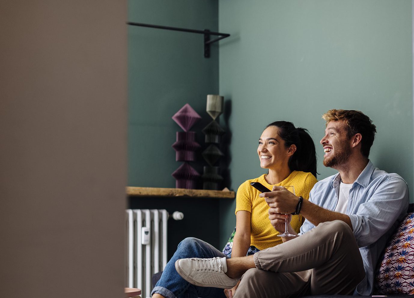 Milan, Italy, Lombardia, Milan, young mixed race couple